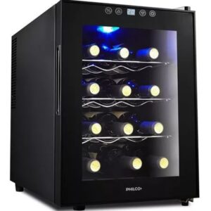 Cava Termoeléctrica Philco Phcav012n 12 Botellas Negra